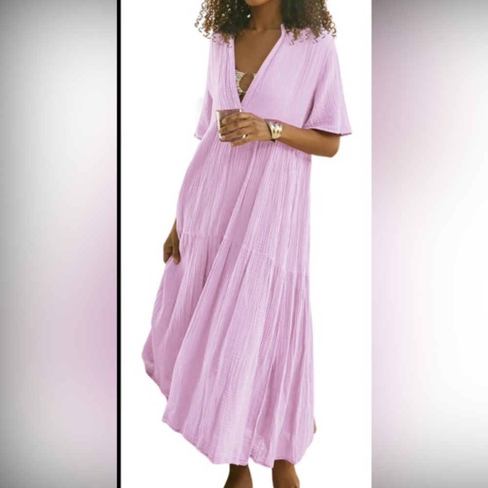 BY- Anthropologie Liliac Maxi Dress sz XS-A163